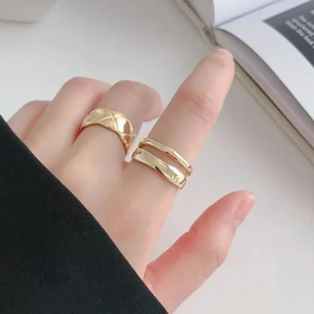 Minimalist 925 Sterling Silver Adjustable Ring